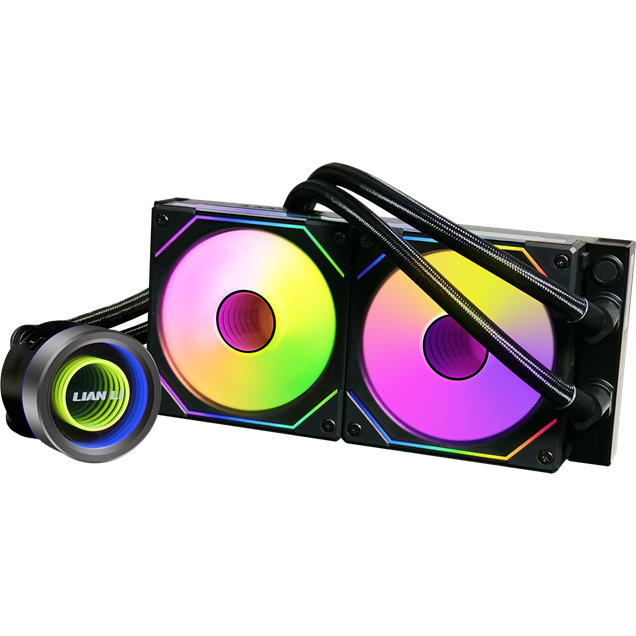Lian Li Galahad II Trinity RGB SL-INF 240mm Liquid AiO CPU Cooler in Black